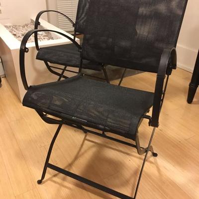 Iron Frame Folding Chairs
