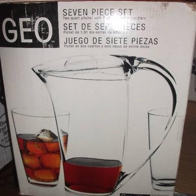 CreativeWare Geo Set of six 20 Ounce Acrylic Tumbl ...