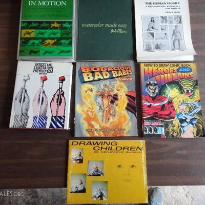 Art and Drawing Book Lot, How to, Human Figure, mo ...