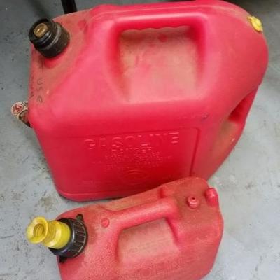Two gas cans
