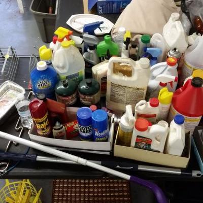 Table of cleaning agents 
