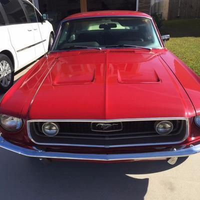 1968 Ford Mustang Coupe (running)
Modifications:
Re manufactured Ford 302cid engine
4 barrel carburetor, vacuume advance
4 speed top...