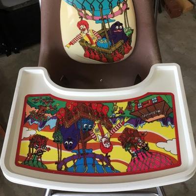 Ronald McDonald high chair