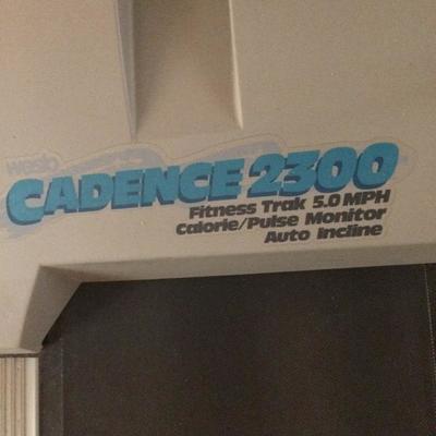 Cadence 2300 treadmill