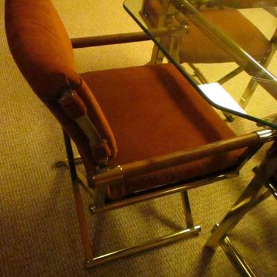 MID-CENTURY MODERN CHROME CAL-STYLE SEATING AND TABLES