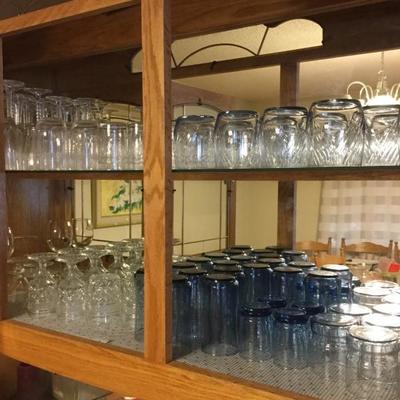 Tons of glassware 