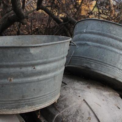 galvanized buckets