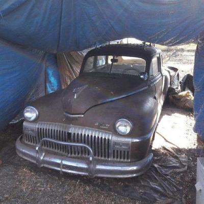 1947 De Soto - one of two  - one for parts the other runs!