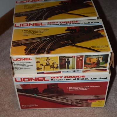Lionel trains and accessories with boxes 