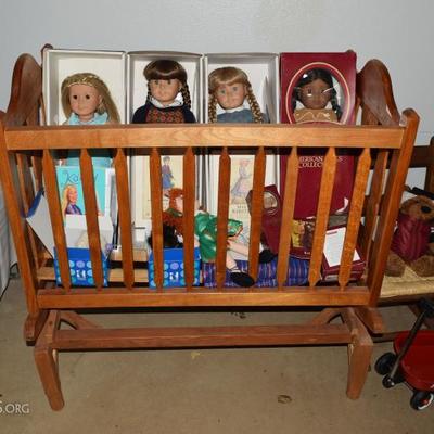 4 American Girl Dolls with boxes 