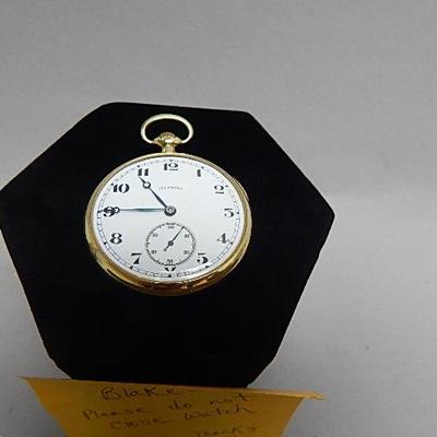 18kt Solid Gold Illinois Pocket Watch