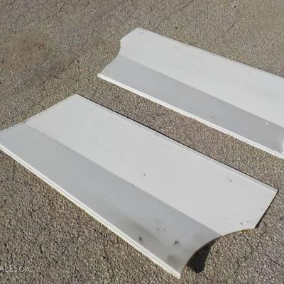 NEW pair of stock dirt track sides, white in cotor ...