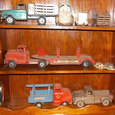 Toy trucks, Tonka and others