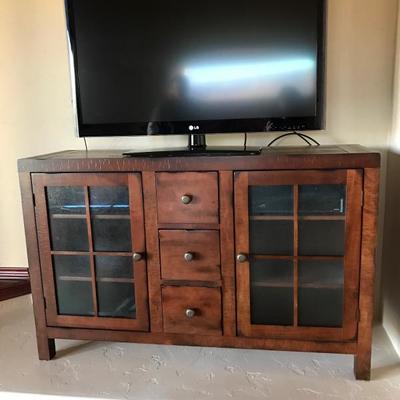 Tv NOT available.... cabinet is for sale