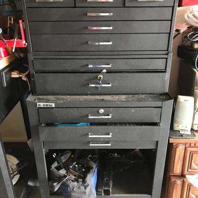 One of many tool chest, still sorting thru 