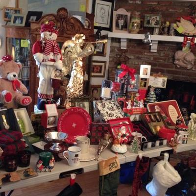 HOLIDAY BOUTIQUE. Tons of new and like new items. New hand knitted baby blankets/sweaters/caps. New picture frames, dozens of new...