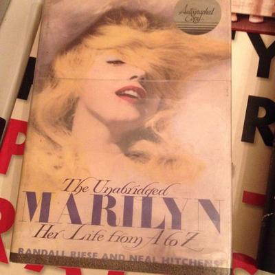 Marilyn Monroe book autographed by both authors (not addressed to anyone)