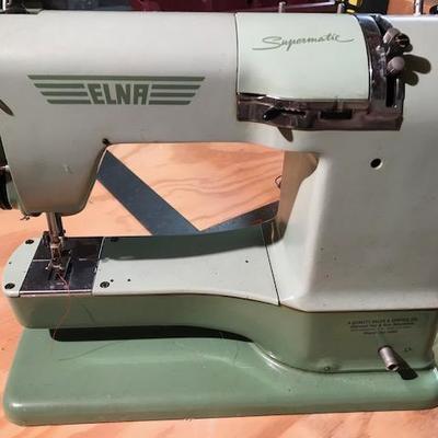 ELNA Supermatic sewing machine (with case)