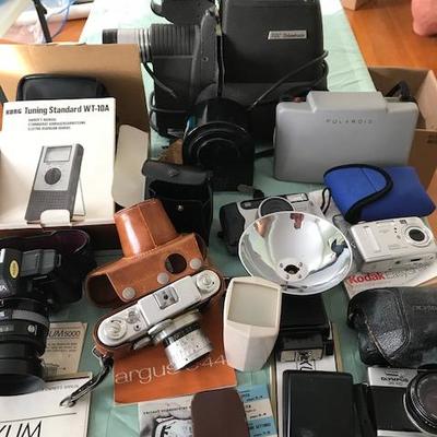 Camera Equipment.
