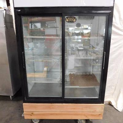 2 Door Glass Merchandiser Commercial Refrigerator