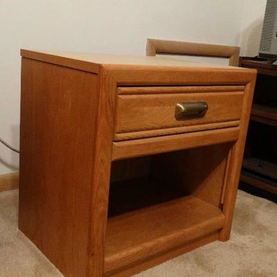 Stanley furniture wood night stand