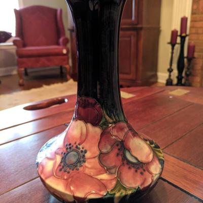 Moorcroft Pottery Poppy Flower Vase 
