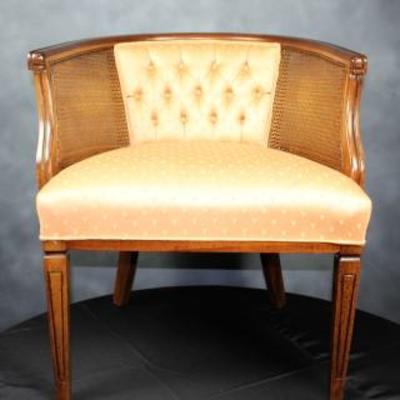 Caned vintage chair