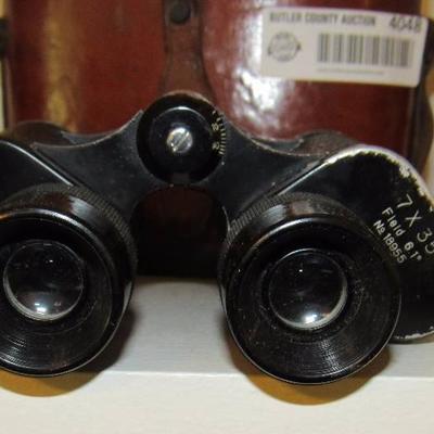 Lot of 2 Pairs of Binoculars - 1 w/ vintage 