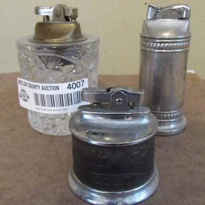 Lot of 3 Vintage Lighters - See photos! Cool!