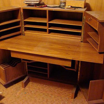 Terrific Cabinet/ Wooten type midcentury desk