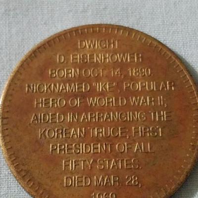 Lot 0046
President Dwight D. Eisenhower
Commemorative Coin