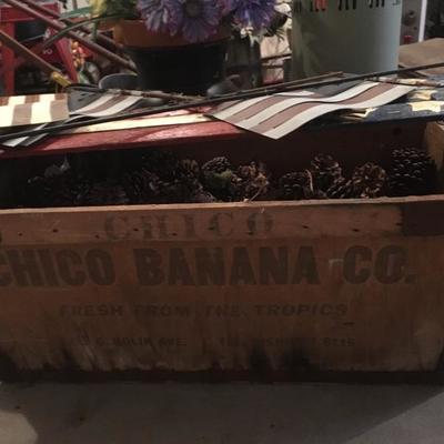 antique banana crate