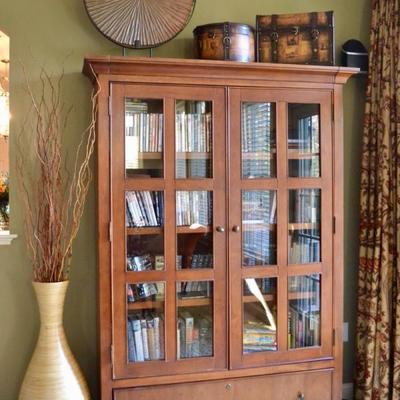 Bookcase with glazed doors