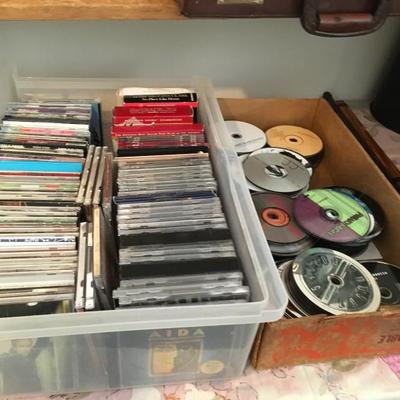 CD's & VHS tapes
