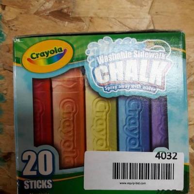Pack of Rainbow Sidewalk Chalk