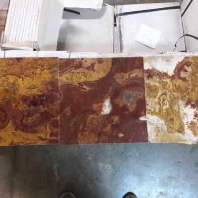 48 sq ft of 12x12 Multi Red Onyx Tile