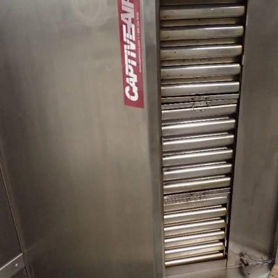 Captiveaire 60in Wide Stainless Hood w/ Return Air