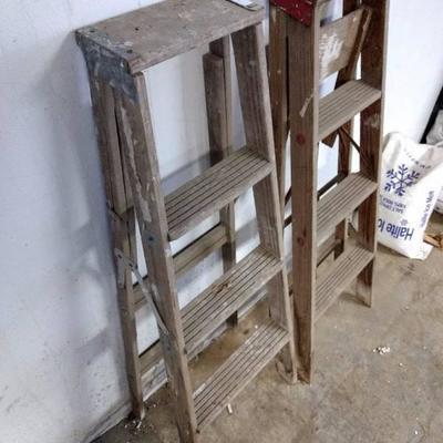 Old Wooden Ladders