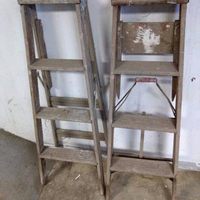 Old Wooden Ladders