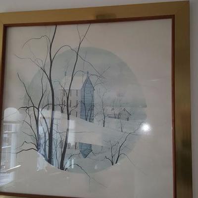  Art by Patricia Buckley Moss Framed by Greg Copeland
