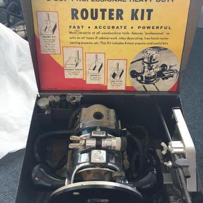 Black and Decker Router Kit, Made in the U.S.A., looks to be all there, Model U-365