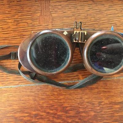 Brazing Glasses, not for Welding, with 2 clear plastic lenses size 50 mm