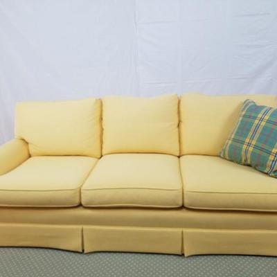 Custom Made Yellow Sofa For Kathe & Co Interiors by LEE Industries #2