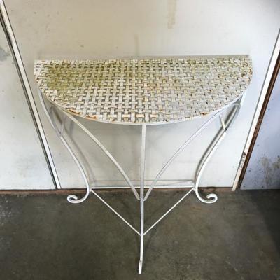 White Metal Iron Table 