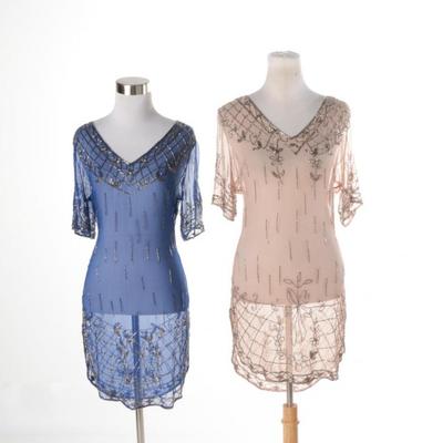 Trelise Cooper Beaded Sheer Dresses 
https://www.ebth.com/items/7389400-trelise-cooper-beaded-sheer-dresses