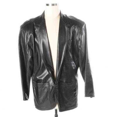 Men's Ruffo Leather Coat 
https://www.ebth.com/items/7385722-men-s-ruffo-leather-coat