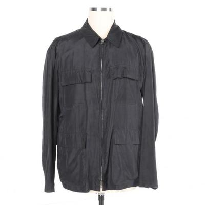 Men's Giorgio Armani Silk Jacket  https://www.ebth.com/items/7390066-men-s-giorgio-armani-silk-jacket