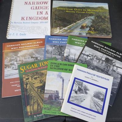 HMT083 Rare Hawaii Train & Railroad Books
