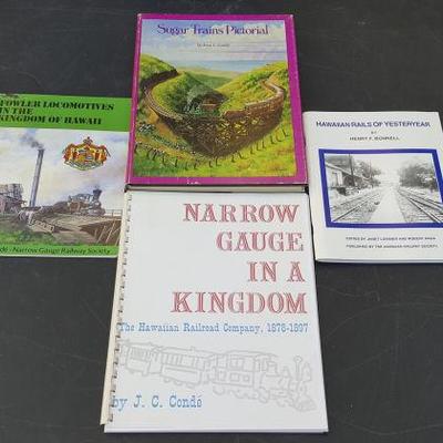 HMT086 More Rare, OOP Hawaii Train & Railroad Books
