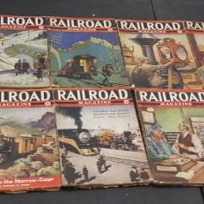HMT058 Vintage 1941 & 1954 Railroad Magazine Issues
